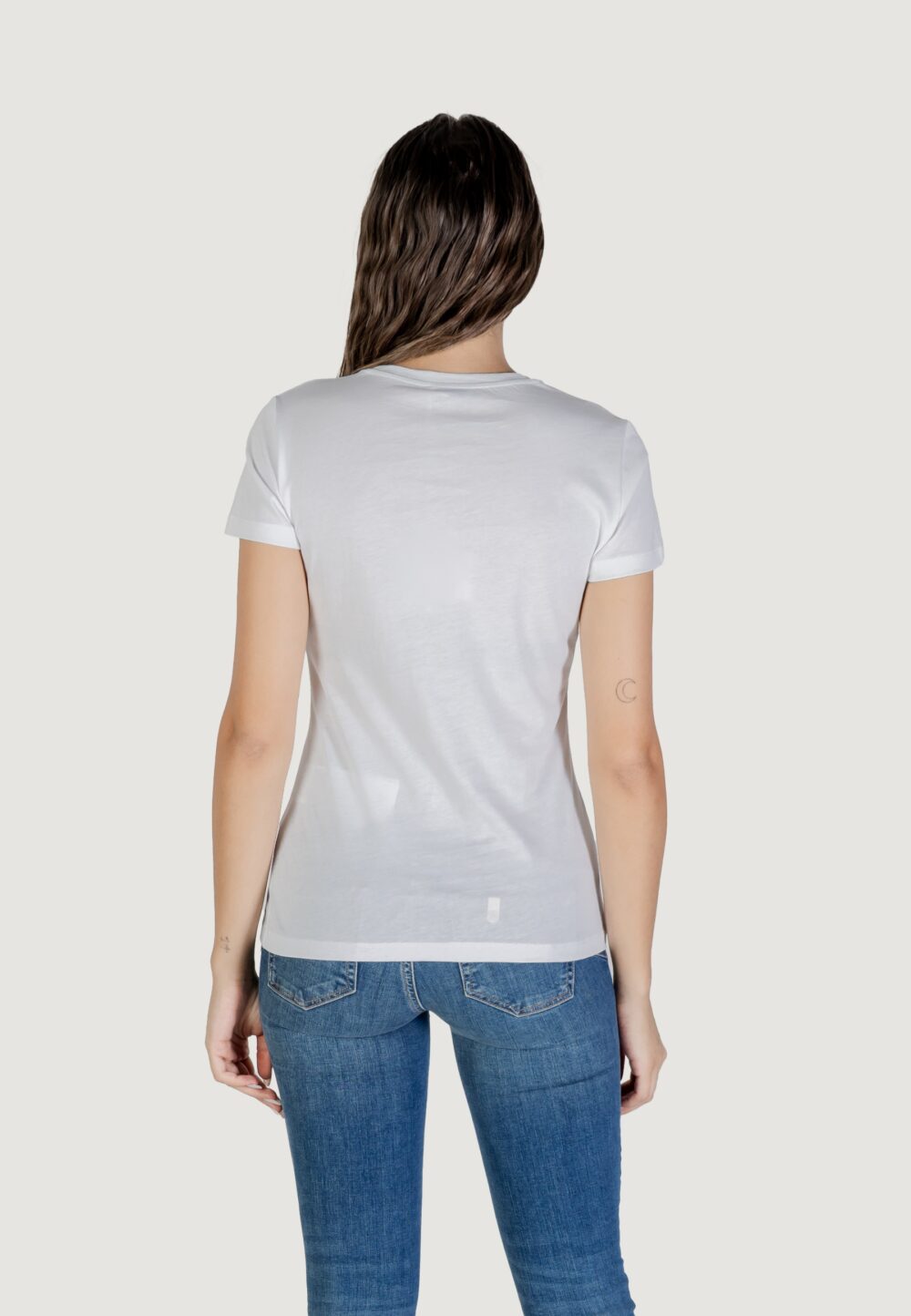 T-shirt Liu-Jo ECS T-SHIRT MODA M/C Bianco - Foto 4