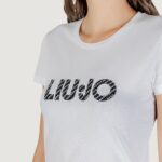 T-shirt Liu-Jo ECS T-SHIRT MODA M/C Bianco - Foto 5