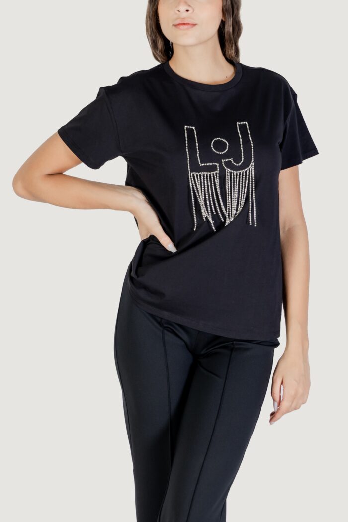 T-shirt Liu-jo ECS T-SHIRT MODA M/C Nero – UF5261 JS923