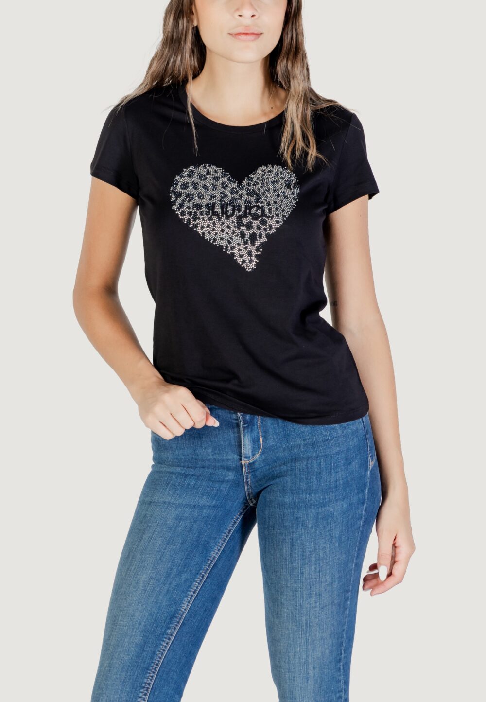 T-shirt Liu-Jo ECS T-SHIRT MODA M/C Nero - Foto 1