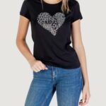 T-shirt Liu-Jo ECS T-SHIRT MODA M/C Nero - Foto 1