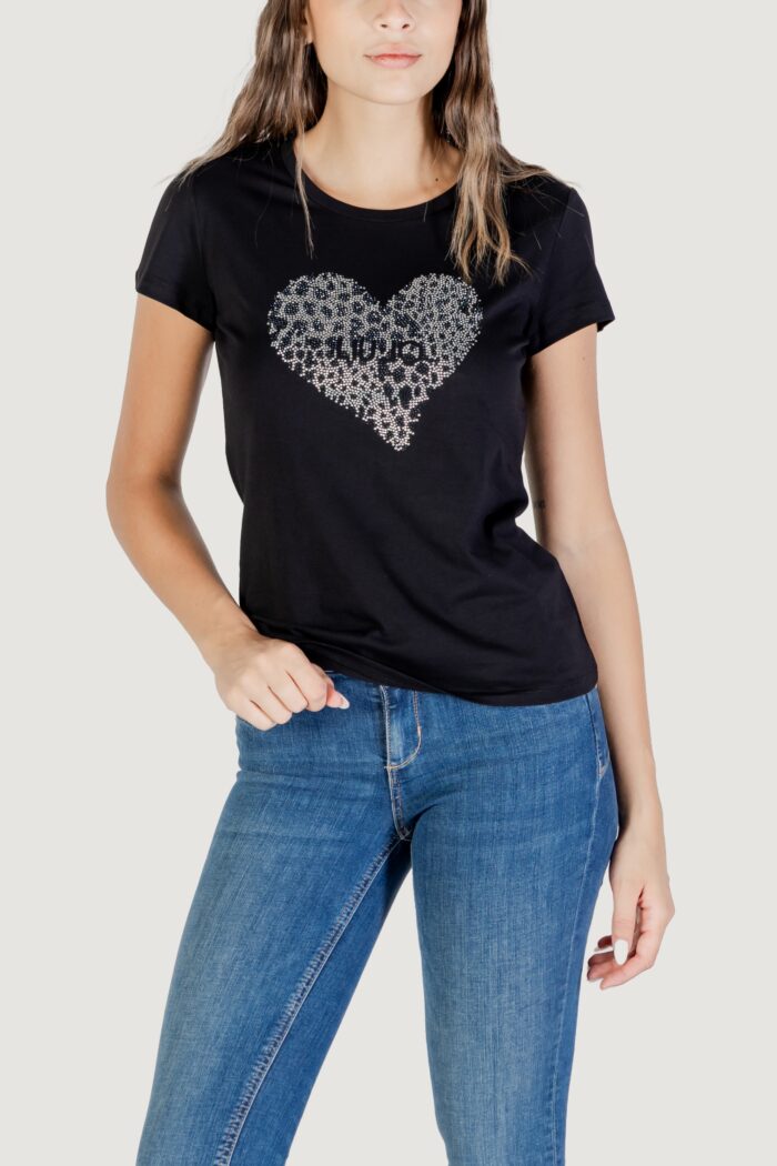 T-shirt Liu-jo ECS T-SHIRT MODA M/C Nero – UF5264 JS923