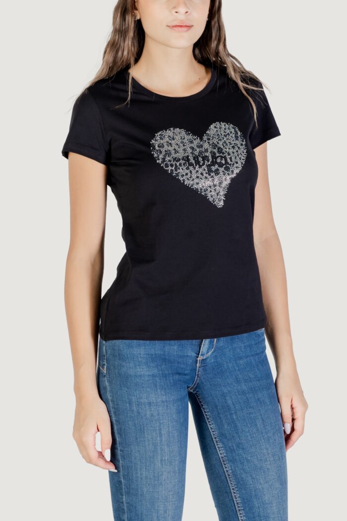 T-shirt Liu-jo ECS T-SHIRT MODA M/C Nero – UF5264 JS923