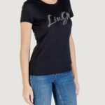 T-shirt Liu-Jo ECS T-SHIRT MODA M/C Nero - Foto 2