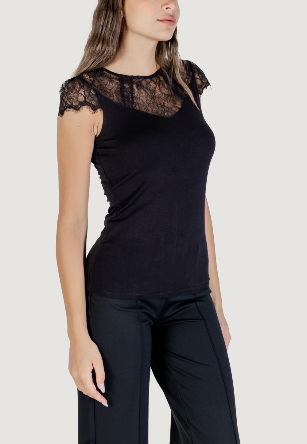 T-shirt Morgan De Toi  Nero - Foto 4