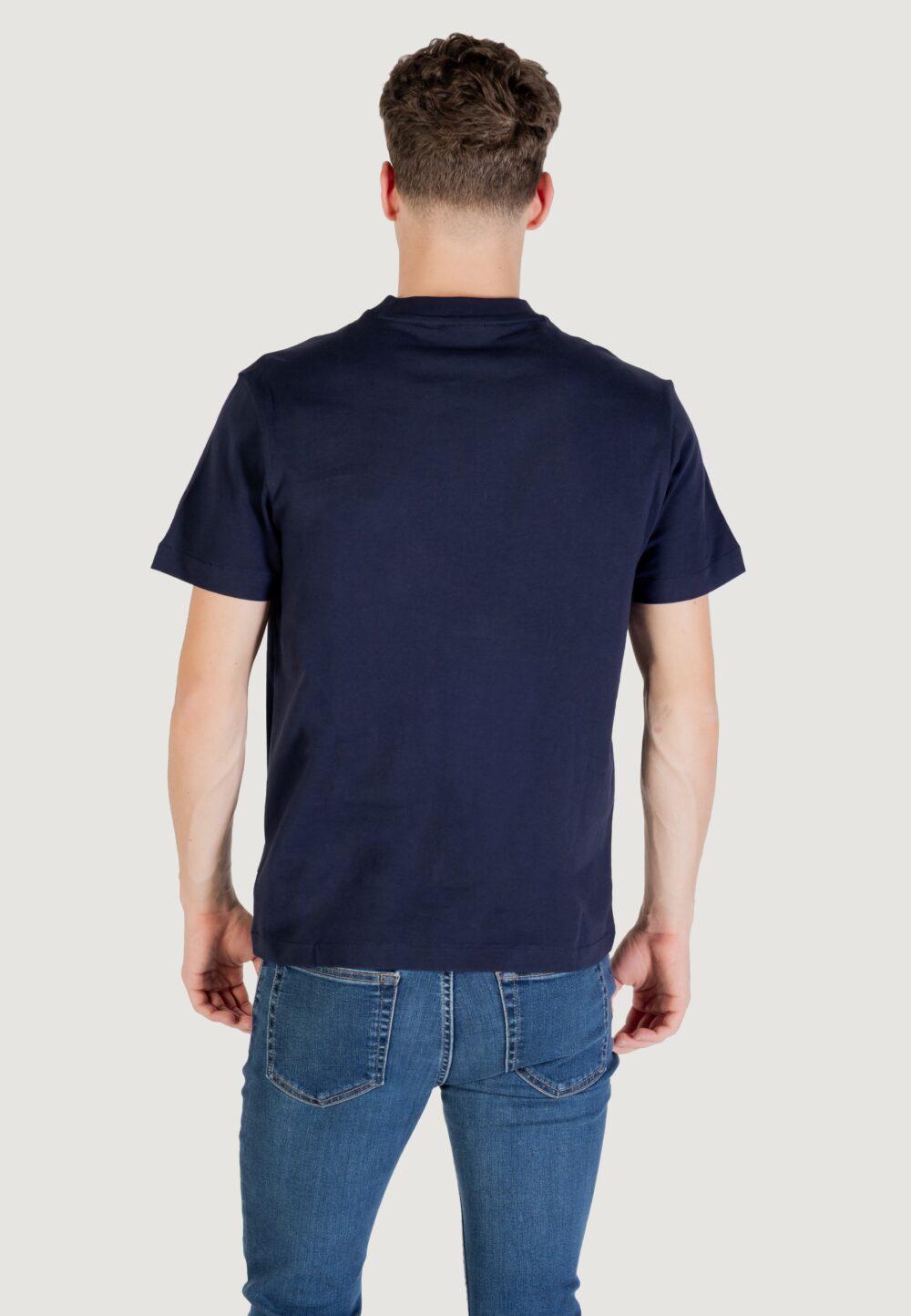 T-shirt Napapijri S-BOX LOGO SS Blu - Foto 4