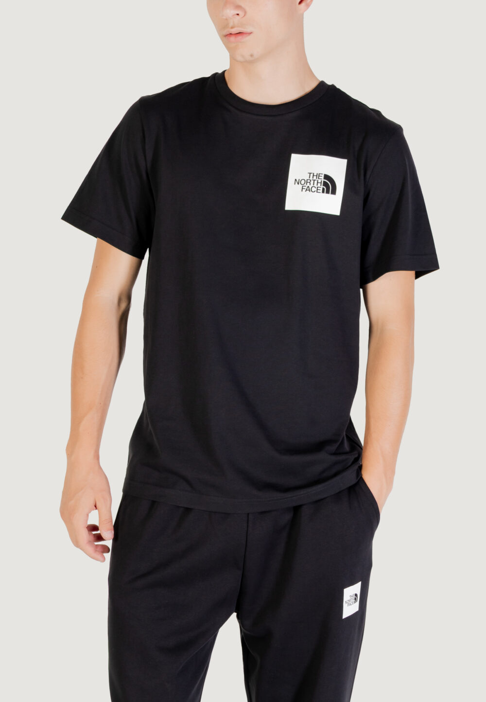 T-shirt THE NORTH FACE M SS FINE TEE Nero - Foto 1