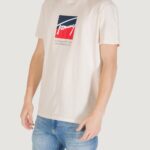 T-shirt Tommy Hilfiger Jeans TJM REG RWB DNA TEE Beige chiaro - Foto 2