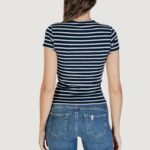 T-shirt Tommy Hilfiger Jeans TJW SLIM ESSENTIAL Bianco - Blu - Foto 4