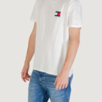 T-shirt Tommy Hilfiger Jeans TJM REG FLAG GRAPH B Bianco - Foto 2