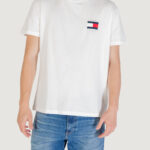 T-shirt Tommy Hilfiger Jeans TJM REG FLAG GRAPH B Bianco - Foto 5