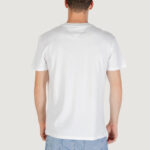 T-shirt Tommy Hilfiger Jeans TJM REG LINEAR LOGO Bianco - Foto 4