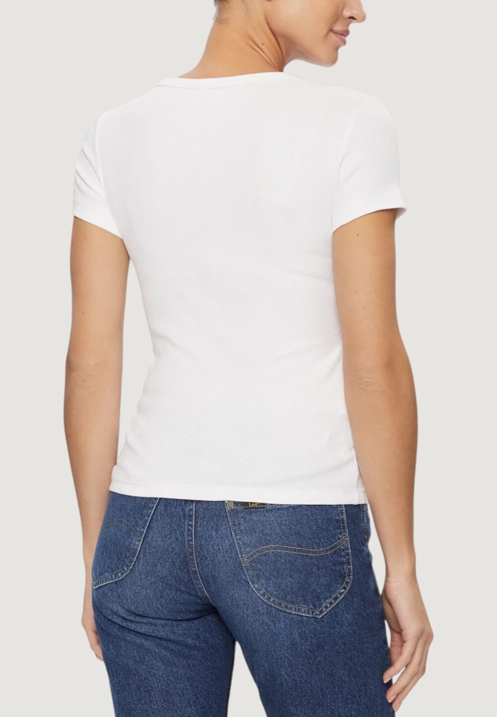 T-shirt Tommy Hilfiger Jeans TJW ESSENTIAL Bianco - Foto 4