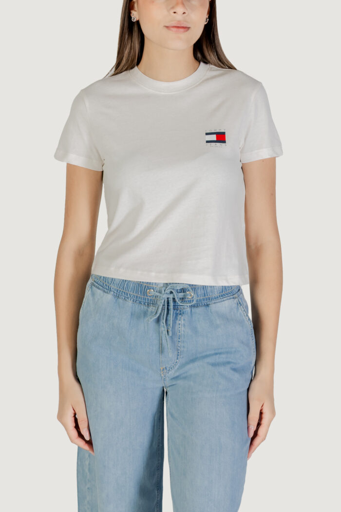 T-shirt Tommy Hilfiger TJW REG SH TOMMY US Bianco – DW0DW21423
