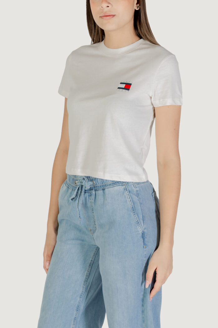 T-shirt Tommy Hilfiger TJW REG SH TOMMY US Bianco – DW0DW21423