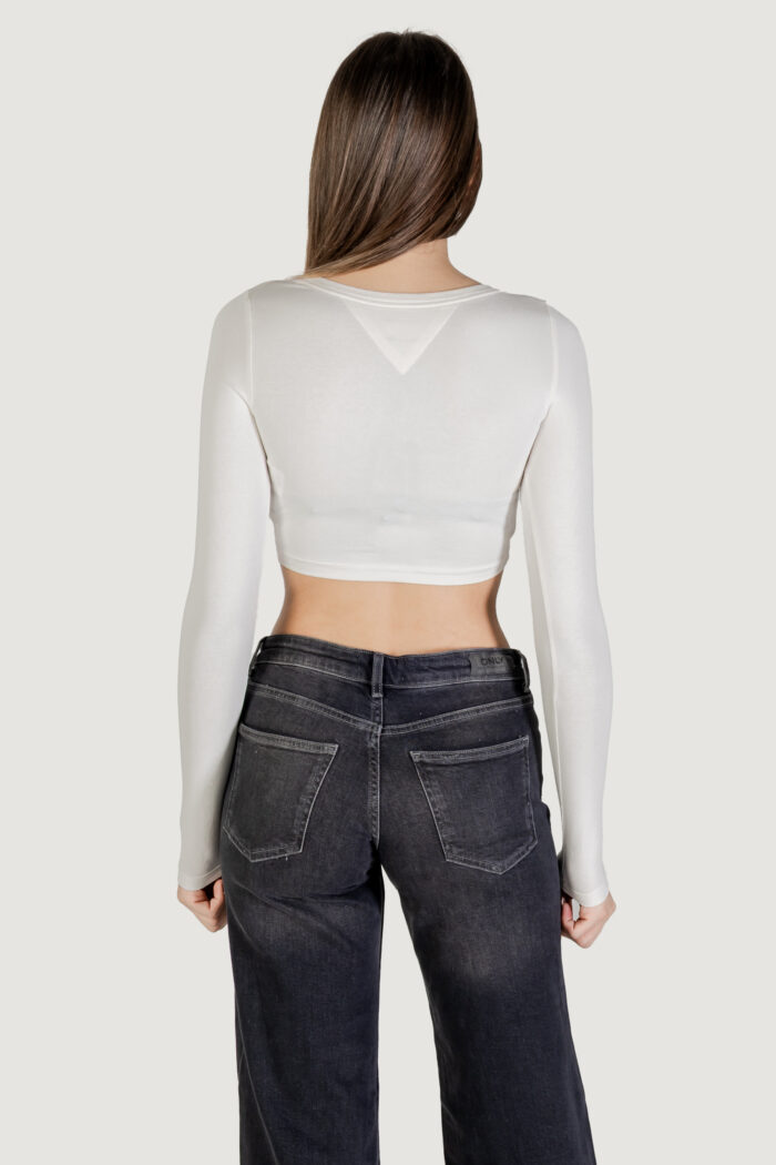 T-shirt Tommy Hilfiger TJW SLIM SP CRP LINE Bianco – DW0DW20909