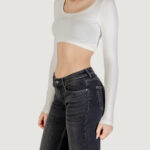 T-shirt Tommy Hilfiger Jeans TJW SLIM SP CRP LINE Bianco - Foto 4