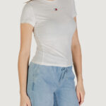 T-shirt Tommy Hilfiger Jeans TJW SLIM TJ US LINEA Bianco - Foto 3