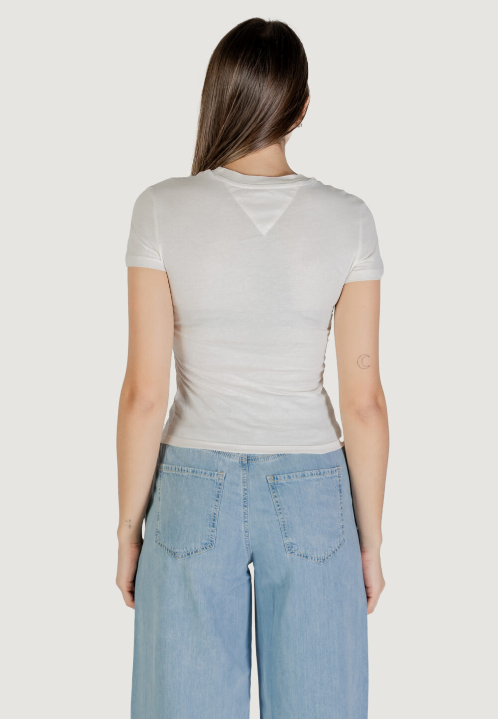 T-shirt Tommy Hilfiger Jeans TJW SLIM TJ US LINEA Bianco - Foto 4