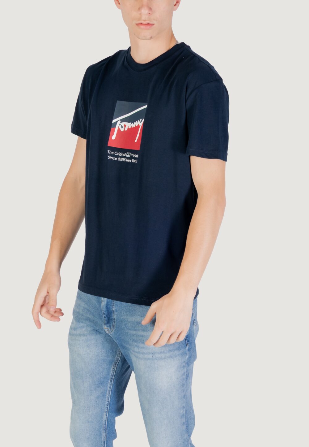 T-shirt Tommy Hilfiger Jeans TJM REG RWB DNA TEE Blue scuro - Foto 2