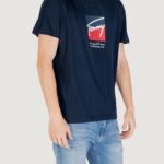 T-shirt Tommy Hilfiger Jeans TJM REG RWB DNA TEE Blue scuro - Foto 3