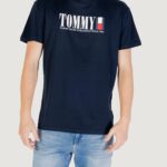 T-shirt Tommy Hilfiger Jeans TJM REG TOMMY DNA FL Blue scuro - Foto 1