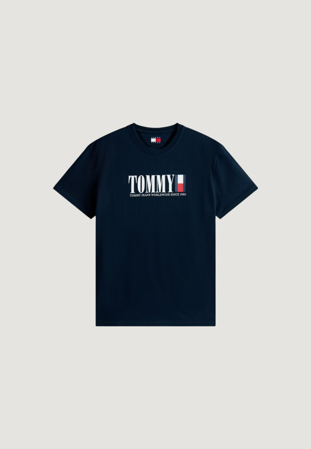 T-shirt Tommy Hilfiger Jeans TJM REG TOMMY DNA FL Blue scuro - Foto 1