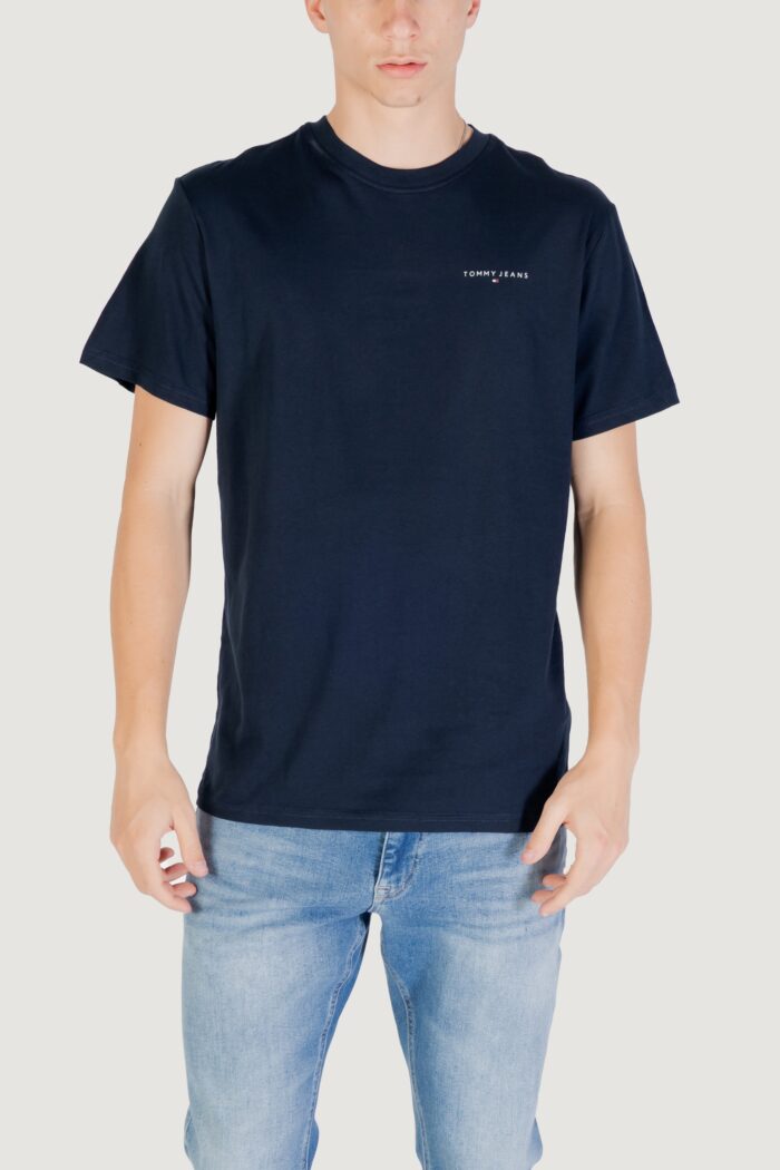 T-shirt Tommy Hilfiger TJM SLIM LINEAR CHES Blue scuro – DM0DM21780