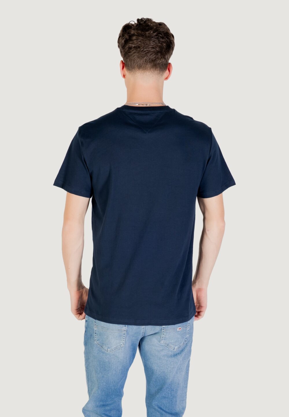 T-shirt Tommy Hilfiger Jeans TJM SLIM POP COLOR F Blue scuro - Foto 4