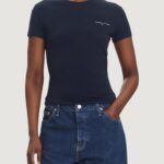 T-shirt Tommy Hilfiger Jeans TJW SLIM LINEAR SS T Blue scuro - Foto 1