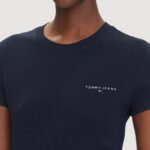 T-shirt Tommy Hilfiger Jeans TJW SLIM LINEAR SS T Blue scuro - Foto 3