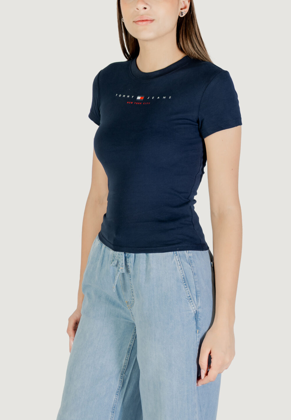 T-shirt Tommy Hilfiger Jeans TJW SLIM TJ US LINEA Blue scuro - Foto 2