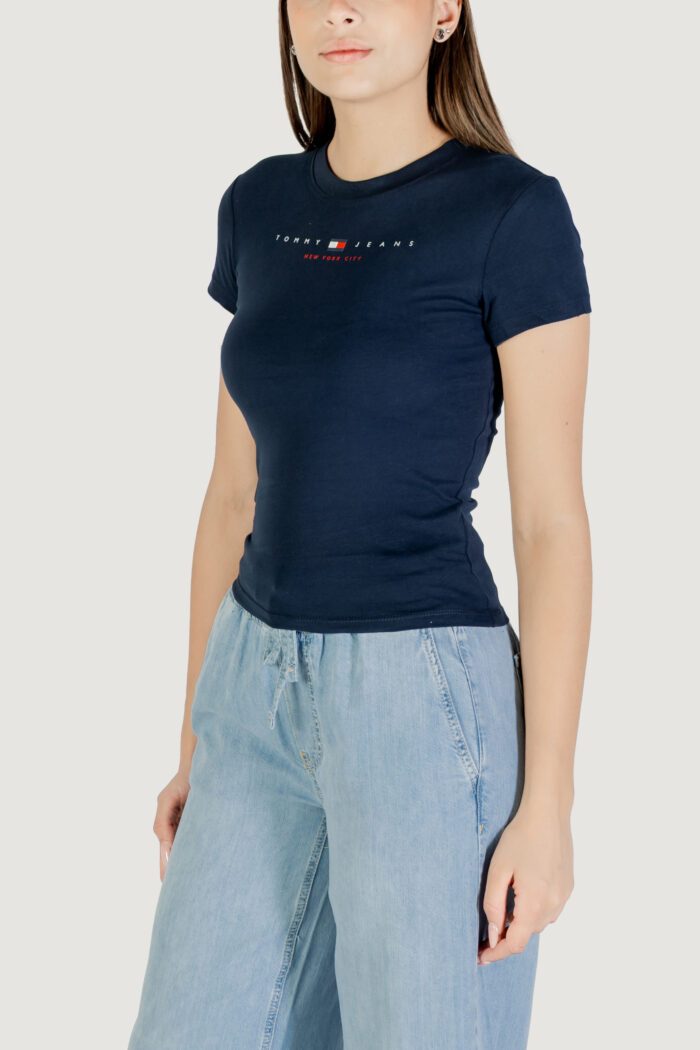 T-shirt Tommy Hilfiger TJW SLIM TJ US LINEA Blue scuro – DW0DW21422