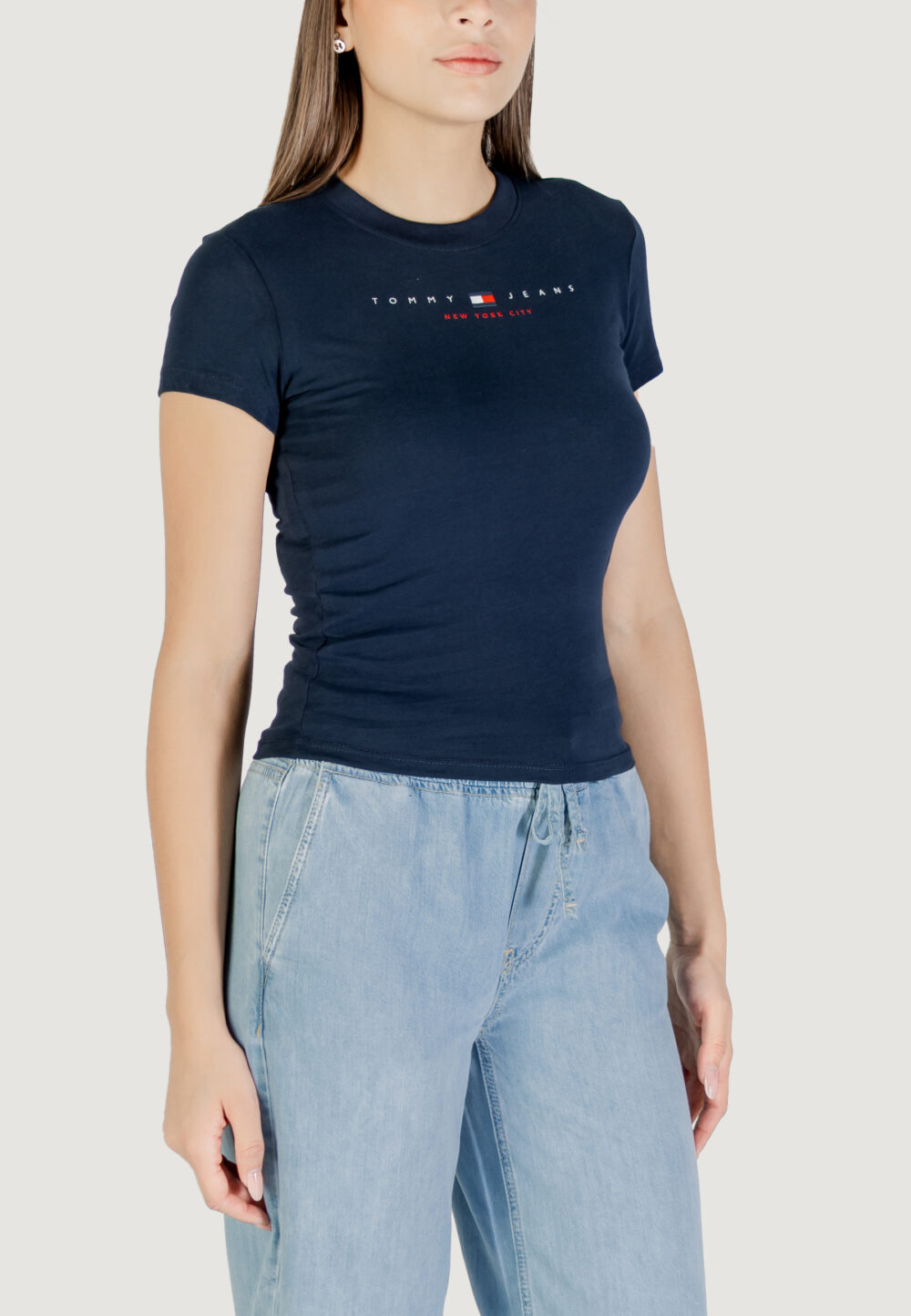 T-shirt Tommy Hilfiger Jeans TJW SLIM TJ US LINEA Blue scuro - Foto 3