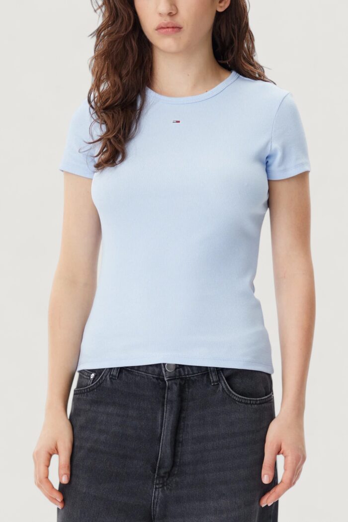 T-shirt Tommy Hilfiger TJW SLIM ESSENTIAL Celeste – DW0DW17383