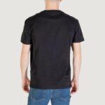 T-shirt Tommy Hilfiger Jeans TJM REG FLAG LINEAR Nero - Foto 4