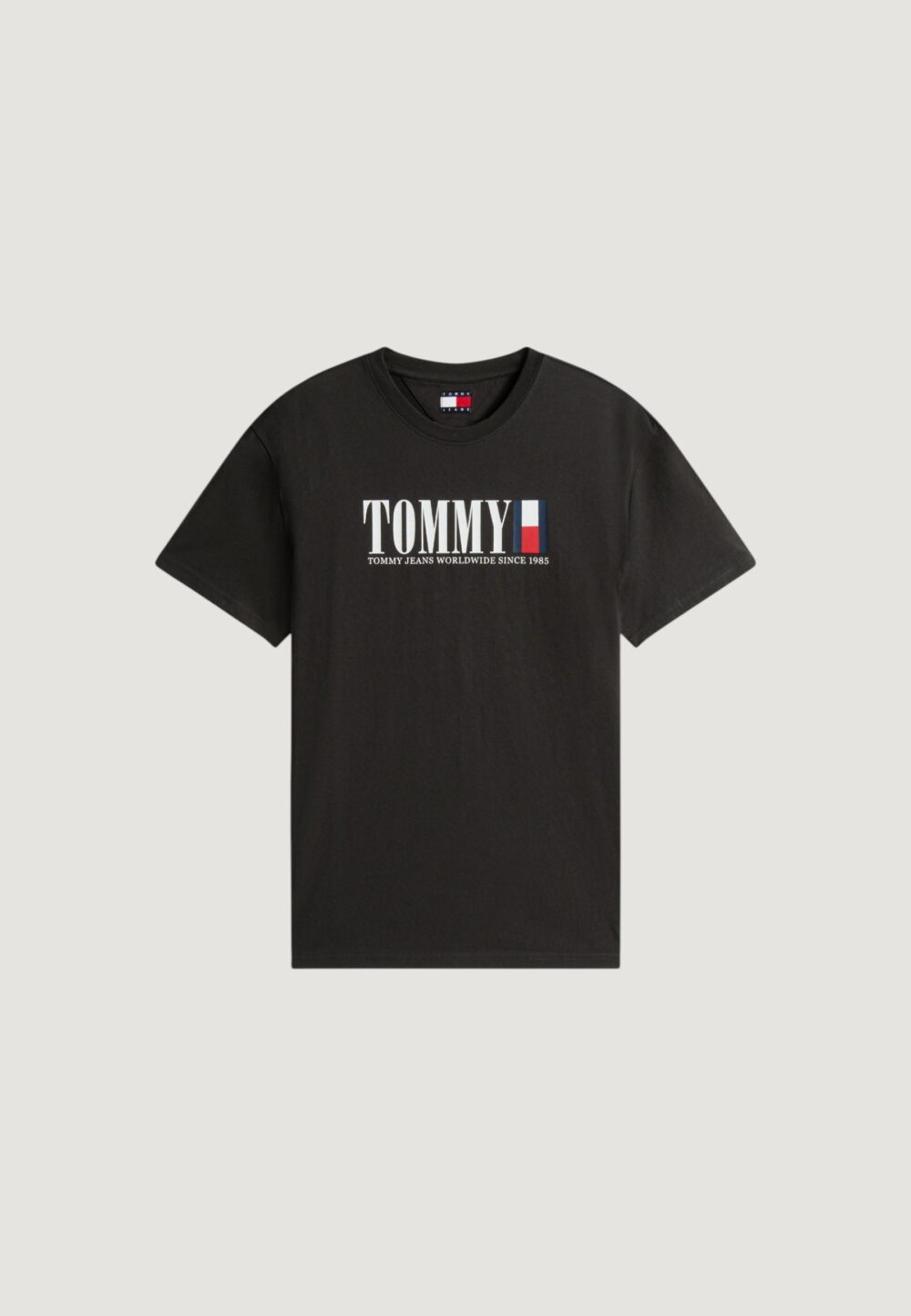 T-shirt Tommy Hilfiger Jeans TJM REG TOMMY DNA FL Nero - Foto 1
