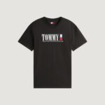 T-shirt Tommy Hilfiger Jeans TJM REG TOMMY DNA FL Nero - Foto 1