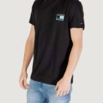 T-shirt Tommy Hilfiger Jeans TJM SLIM POP COLOR F Nero - Foto 2