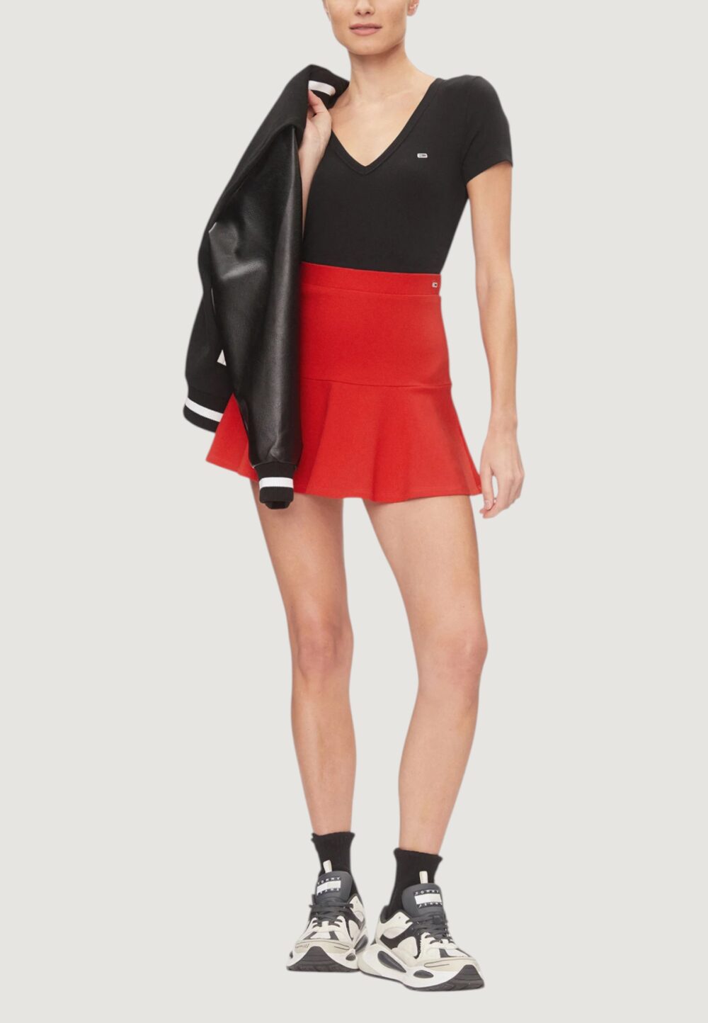 T-shirt Tommy Hilfiger Jeans TJW ESSENTIAL Nero - Foto 2
