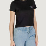 T-shirt Tommy Hilfiger Jeans TJW REG SH TOMMY US Nero - Foto 3