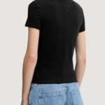 T-shirt Tommy Hilfiger Jeans TJW SLIM ESSENTIAL L Nero - Foto 3