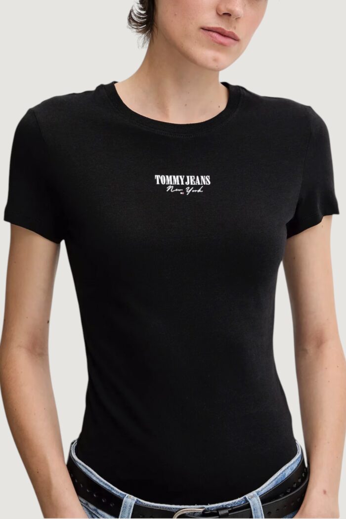 T-shirt Tommy Hilfiger TJW SLIM ESSENTIAL L Nero – DW0DW20913
