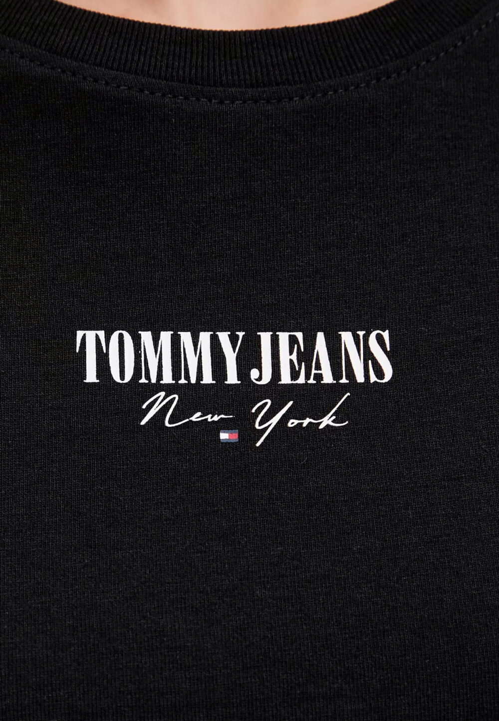 T-shirt Tommy Hilfiger Jeans TJW SLIM ESSENTIAL L Nero - Foto 4