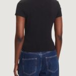T-shirt Tommy Hilfiger Jeans TJW SLIM LINEAR SS T Nero - Foto 4