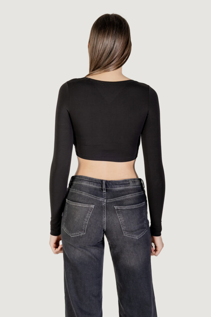T-shirt Tommy Hilfiger TJW SLIM SP CRP LINE Nero – DW0DW20909