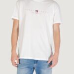 T-shirt Tommy Hilfiger Jeans TJM REG FLAG LINEAR Panna - Foto 1