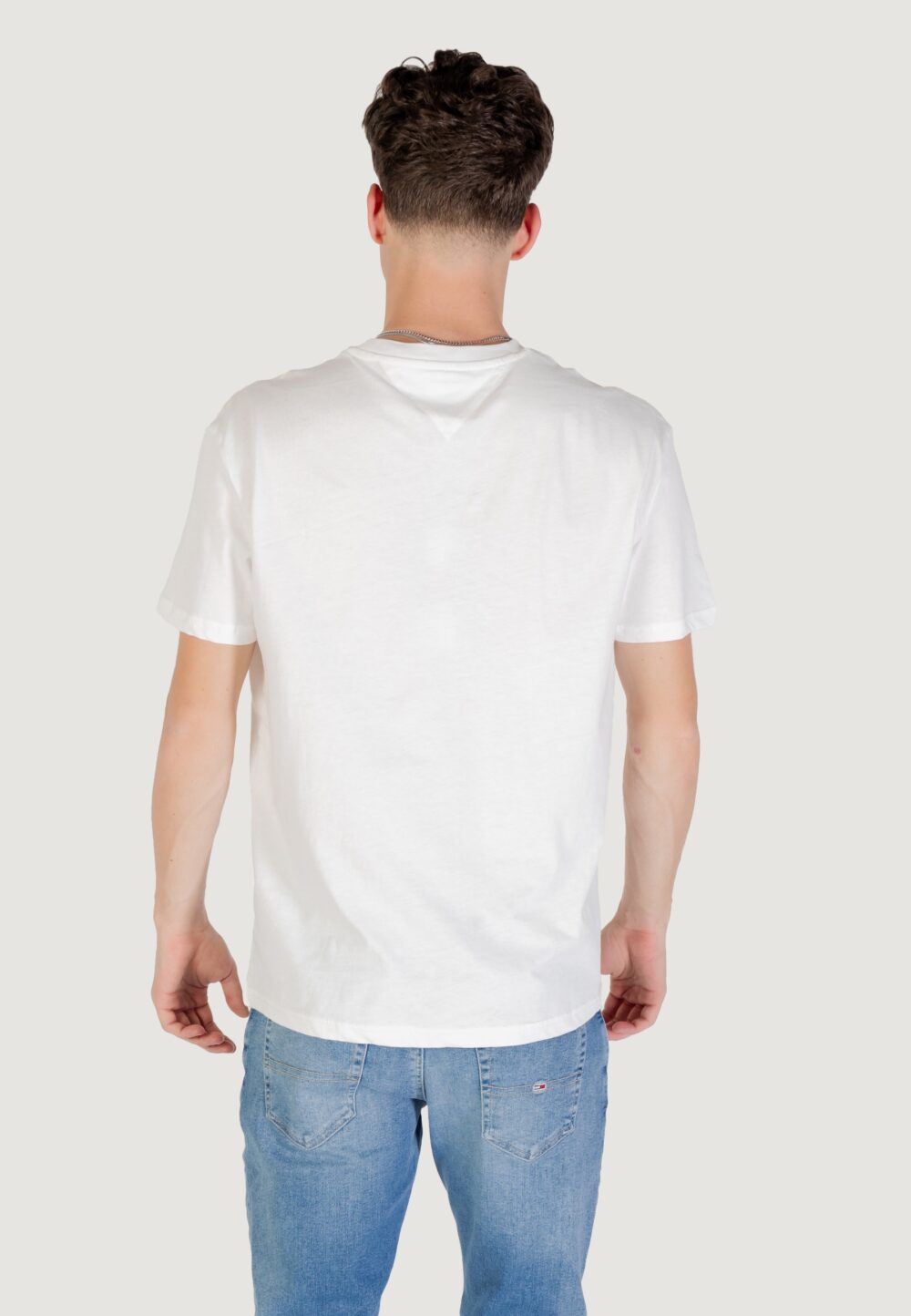 T-shirt Tommy Hilfiger Jeans TJM REG RWB DNA TEE Panna - Foto 4