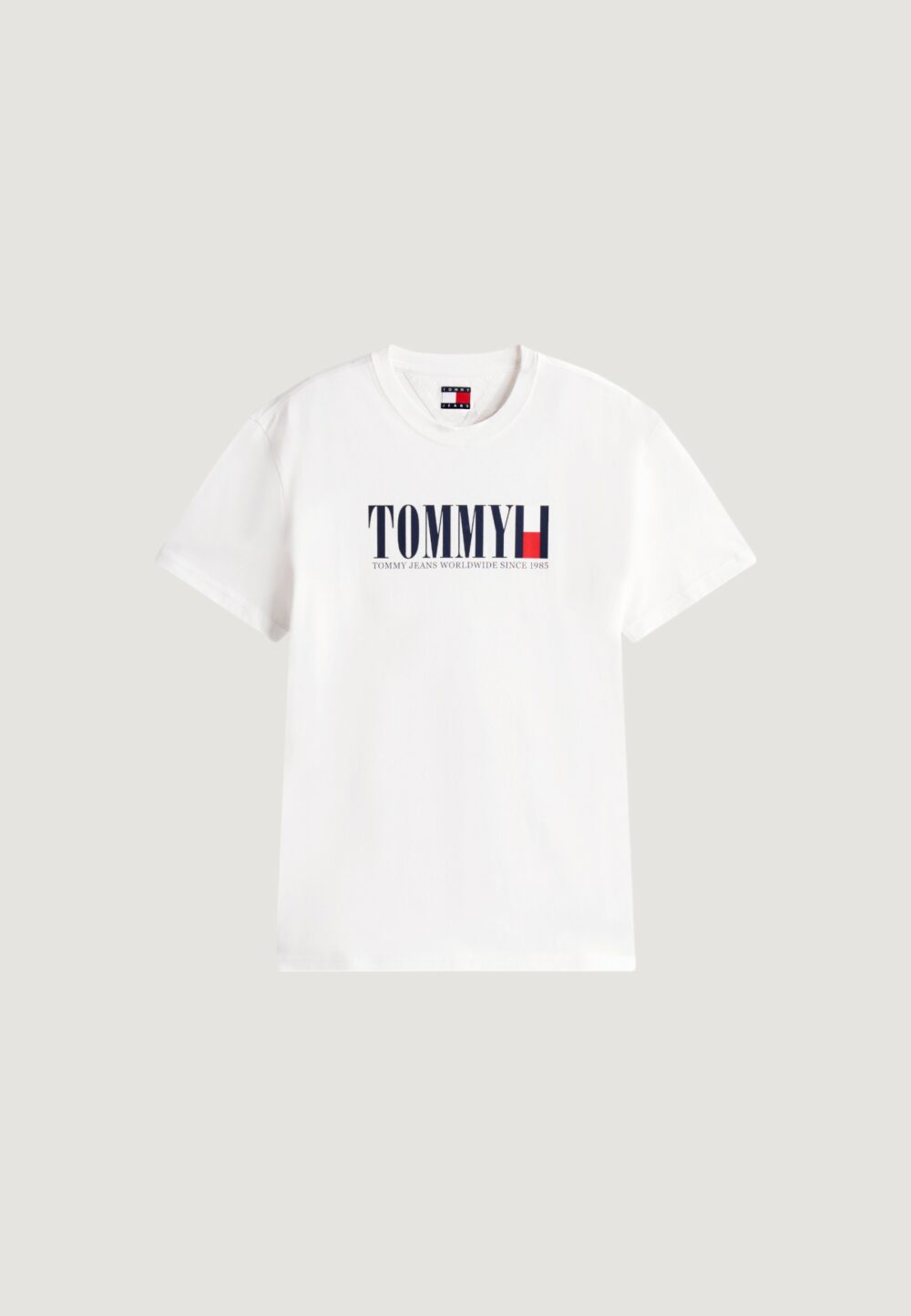 T-shirt Tommy Hilfiger Jeans TJM REG TOMMY DNA FL Panna - Foto 1