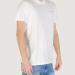 T-shirt Tommy Hilfiger Jeans TJM SLIM LINEAR CHES Panna - Foto 3